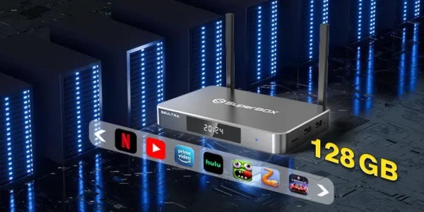 SuperBox S6 Ultra 128GB Storage